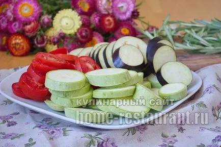 Ratatouille recept lépésről lépésre fotók - home étterem