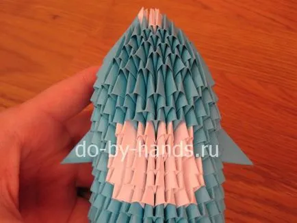 Rocket, origami modular - schema de asamblare