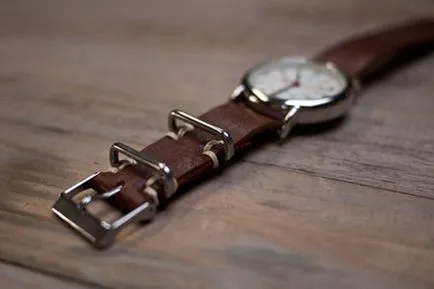 Watchband в кожа с ръцете си