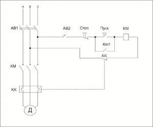 motor de inducție inversă schema lui