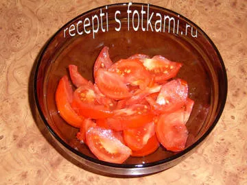 Tomate și castravete - un pas cu pas reteta fotografii