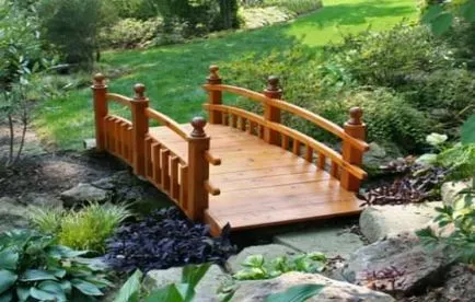 poduri grădină cu propriile lor mâini cum să facă, opțiuni de design, din metal, lemn, decorative,