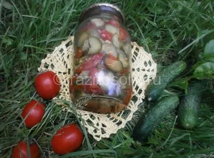 Salata pentru tomate de iarnă și castraveți