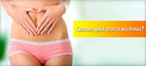 скільки тривають місячні йдуть тривалість