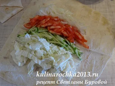 Shawarma в пита дома