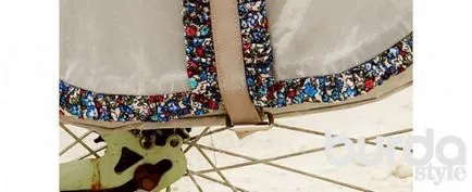 Varrás kerékpár táska (minta)
