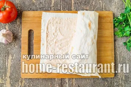 Shawarma otthon recept egy fotó