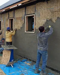 Stucco къща извън цена офертата за работа vystonye