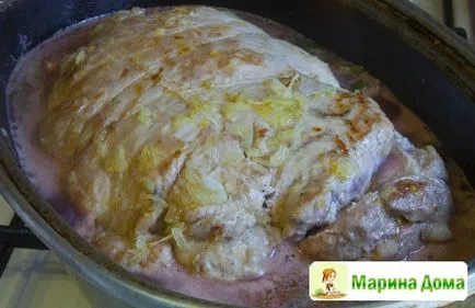 Larded cu carne de porc (pas cu pas reteta) - retete delicioase la Marina acasă