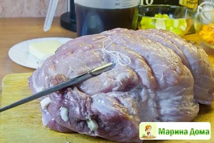 Larded cu carne de porc (pas cu pas reteta) - retete delicioase la Marina acasă