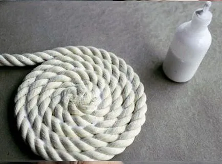 Шнур занаяти от пъпна връв - гърне, майсторски класове в ръкоделието