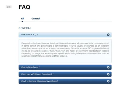 Създаване на раздел често задавани въпроси за WordPress сайт с помощта на приставката