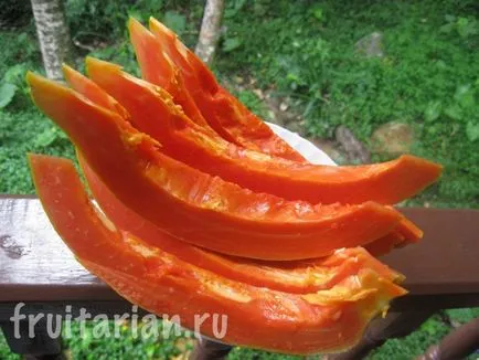 Metode cum pentru a curăța și să mănânce papaya