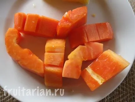 Metode cum pentru a curăța și să mănânce papaya