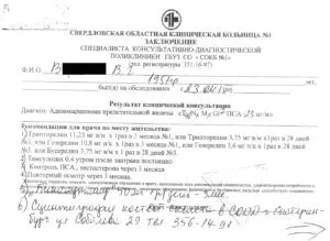 рак простати
