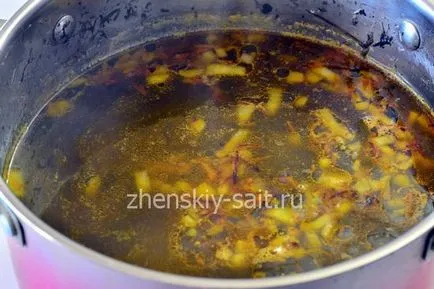 Leves friss gomba és burgonya - recept fotókkal