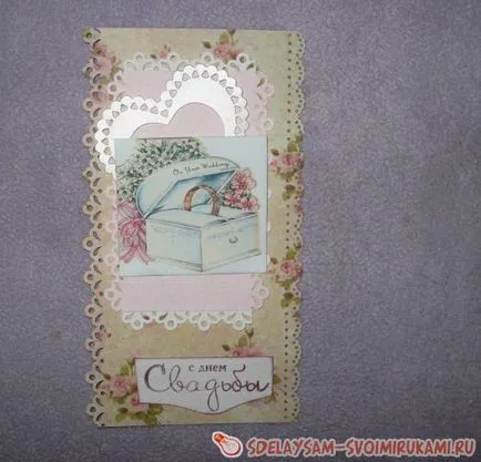 Esküvői kártya boríték, a mester osztály saját kezűleg