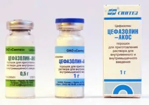 цефазолін інструкція