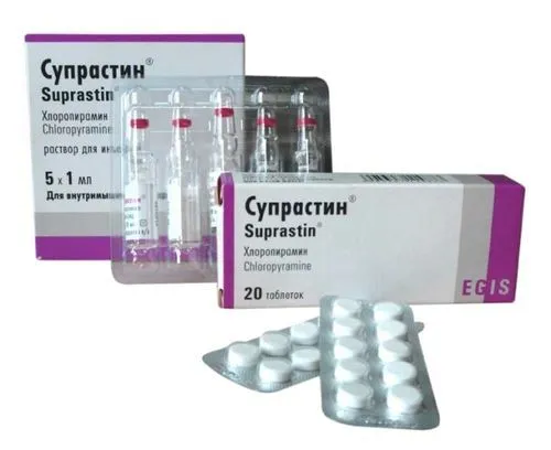 чи можна вилікувати кропивницю супрастином