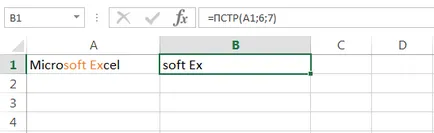Funcții text Excel în exemple
