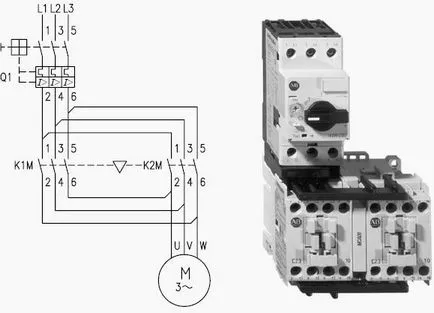 Schema electrică a walkthrough Starter magnetic