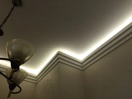 lumini de plafon cu LED-uri pentru cornișă tavan - un soclu cu iluminare - cont de utilizator