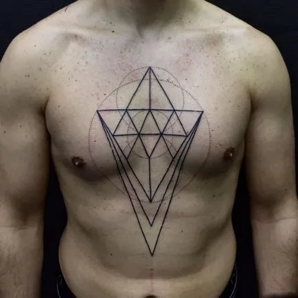Татуировка стойност татуировка триъгълник, 23 снимки, скици