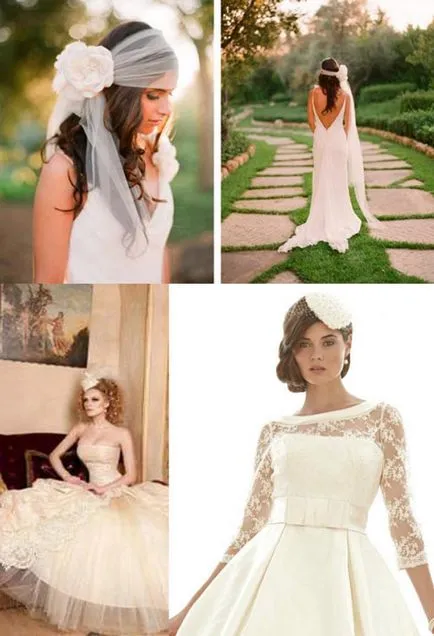 Сватбени рокли в ретро стил снимки и съвети