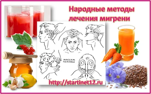 як лікувати мігрень народними засобами