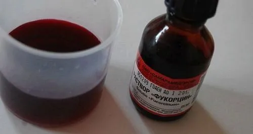 фукорцин або зеленка при вітрянці