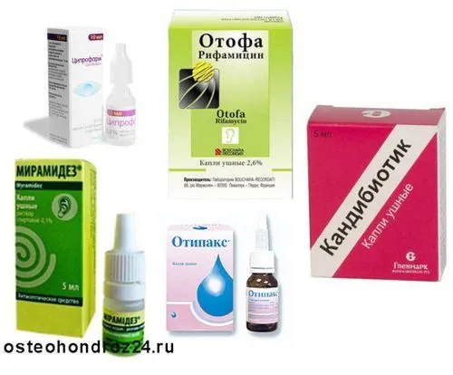 лікування отиту у дорослих симптоми ознаки види зовнішній гнійний гострий краплі антибіотики ускладнення