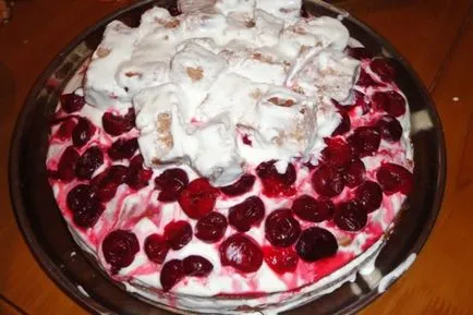 Cake „Göndör Fogdmeg” hagyományos recept lépésről lépésre fotók