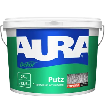 Aura декор Putz - готов за употреба структурна декоративна мазилка за вътрешно и