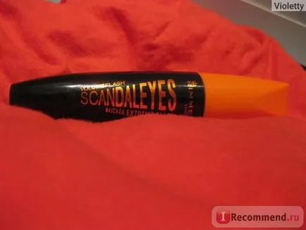 Mascara Rimmel térfogat vaku scandaleyes - «csinál valami hihetetlen én szempillák