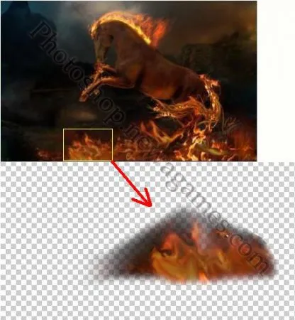 Lecția de animație foc în Photoshop - toate pentru Photoshop