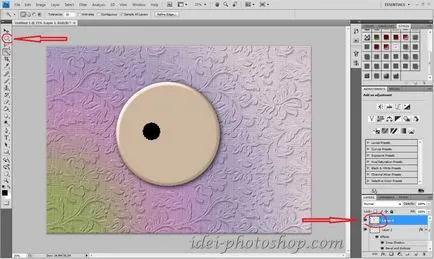Photoshop уроци - Нарисувай един бутон