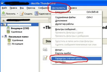 Instalarea și configurarea de mozilla thunderbird