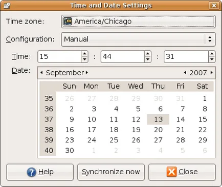 Állítsa be a linux rendszer időt, dátumot és az időzónát a parancssorból vagy gnome,