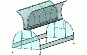 Оранжерия Butterfly, направи си сам монтаж на оранжерия от поликарбонат за краставици