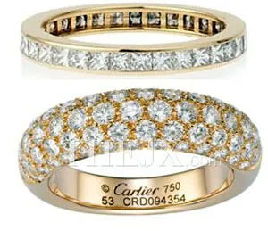 Видове брачни халки злато от Cartier