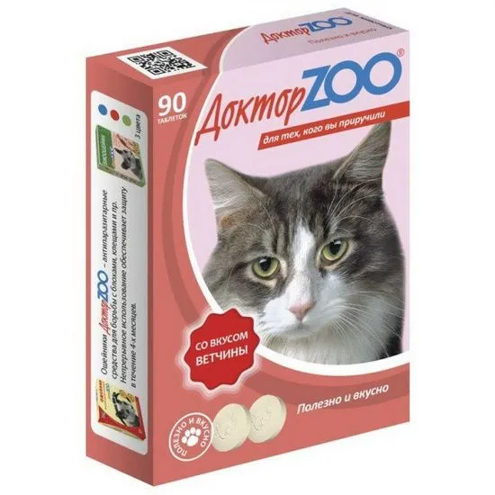 Doctor Zoo витамини за котки от 4 популярни вида, прегледи