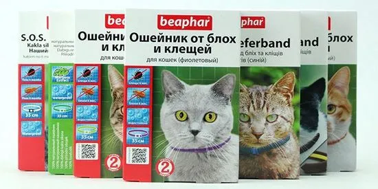 Нашийник срещу бълхи и кърлежи за котки и кучета Beaphar (Beaphar) инструкции и прегледи