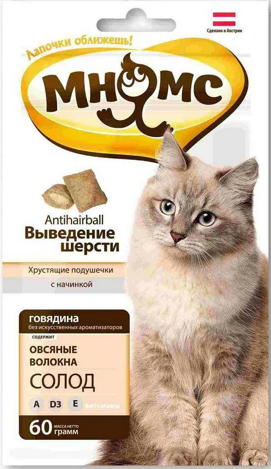 Котешка храна Mnyams - прегледи и съвети от ветеринарни лекари Murkote за котки и котки