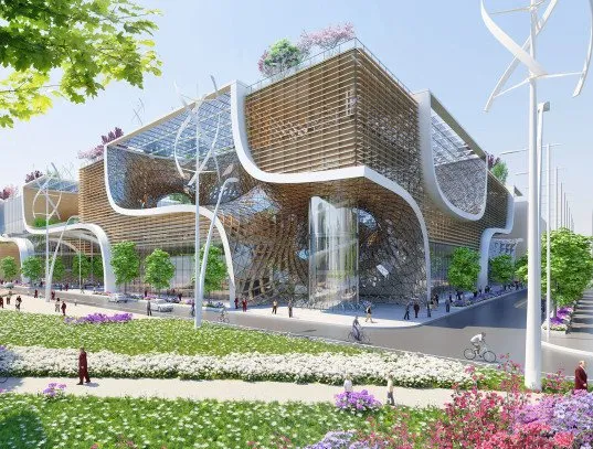 Vincent Callebaut излезе с дизайна на екологичен търговски център