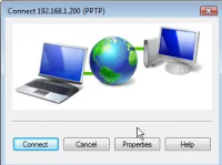VPN szerver segítségével a pptp ubuntu - kereszteződésénél