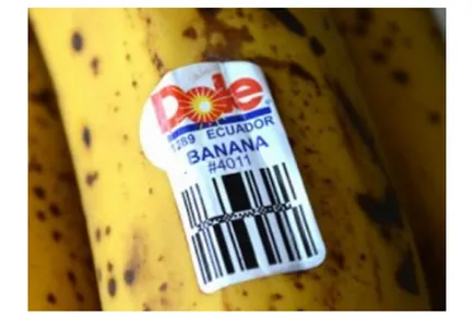 De ce autocolante lipici pe banane