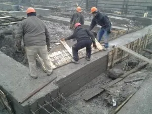 Turnând plută fundație tehnologie beton beton