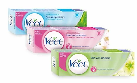 Крем за епилация Veet, прегледи на момичета и видове продукти