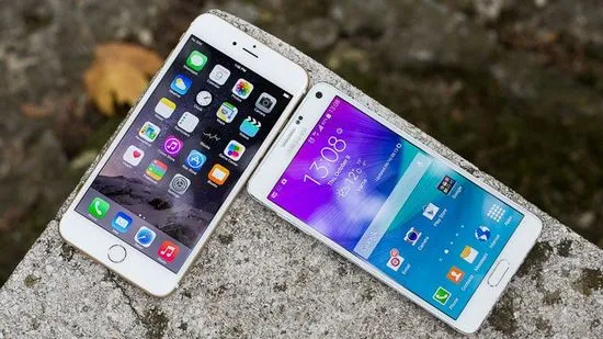 Samsung Galaxy Note 4 срещу iPhone 6