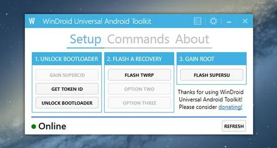 WinDroid Universal Android Toolkit е актуализиран до версия 2.6 и получи поддръжка за 130 устройства